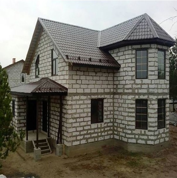 дом из газобетона