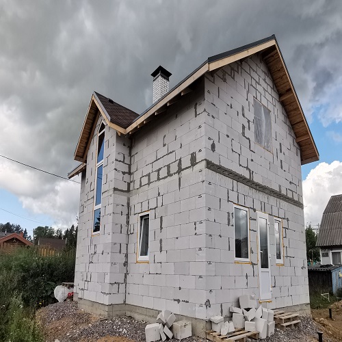 дом из газобетона