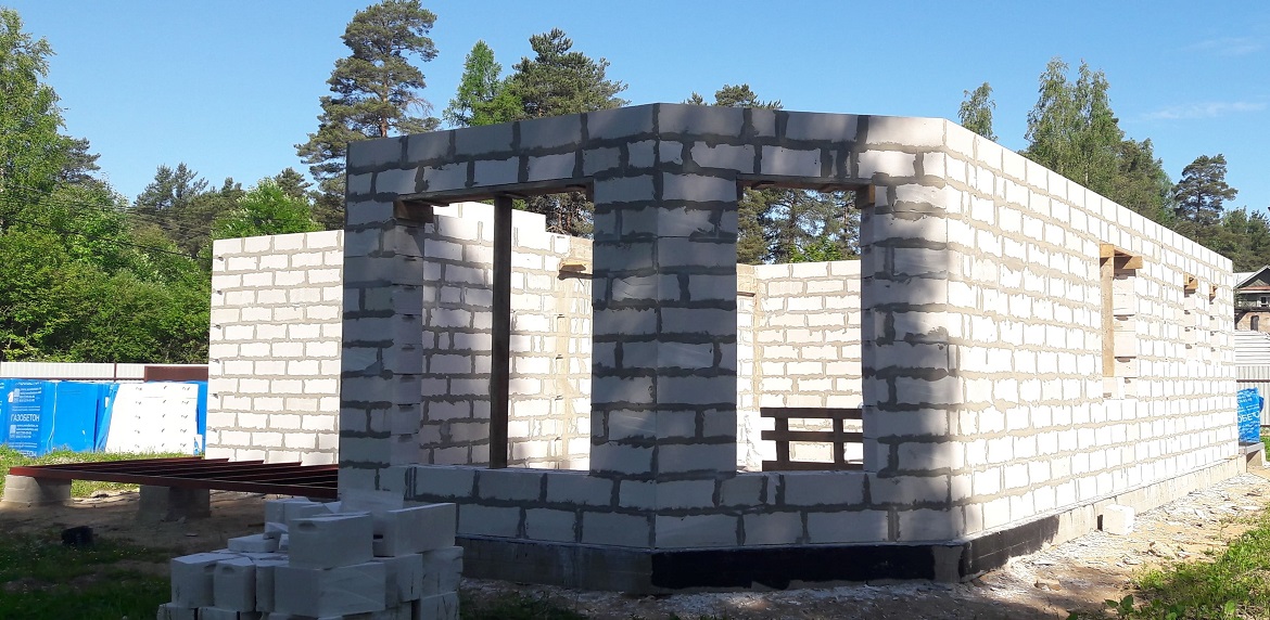 дом из газобетона
