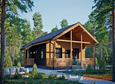 Проект каркасного дома Амир