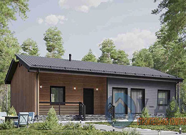 Проект каркасного дома Рива